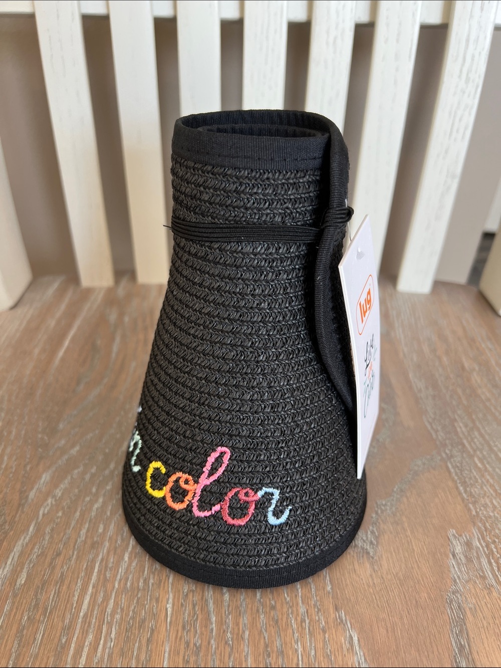 Lug Embroidered 'Live Life in Color' Sun Visor - Picture 5 of 10